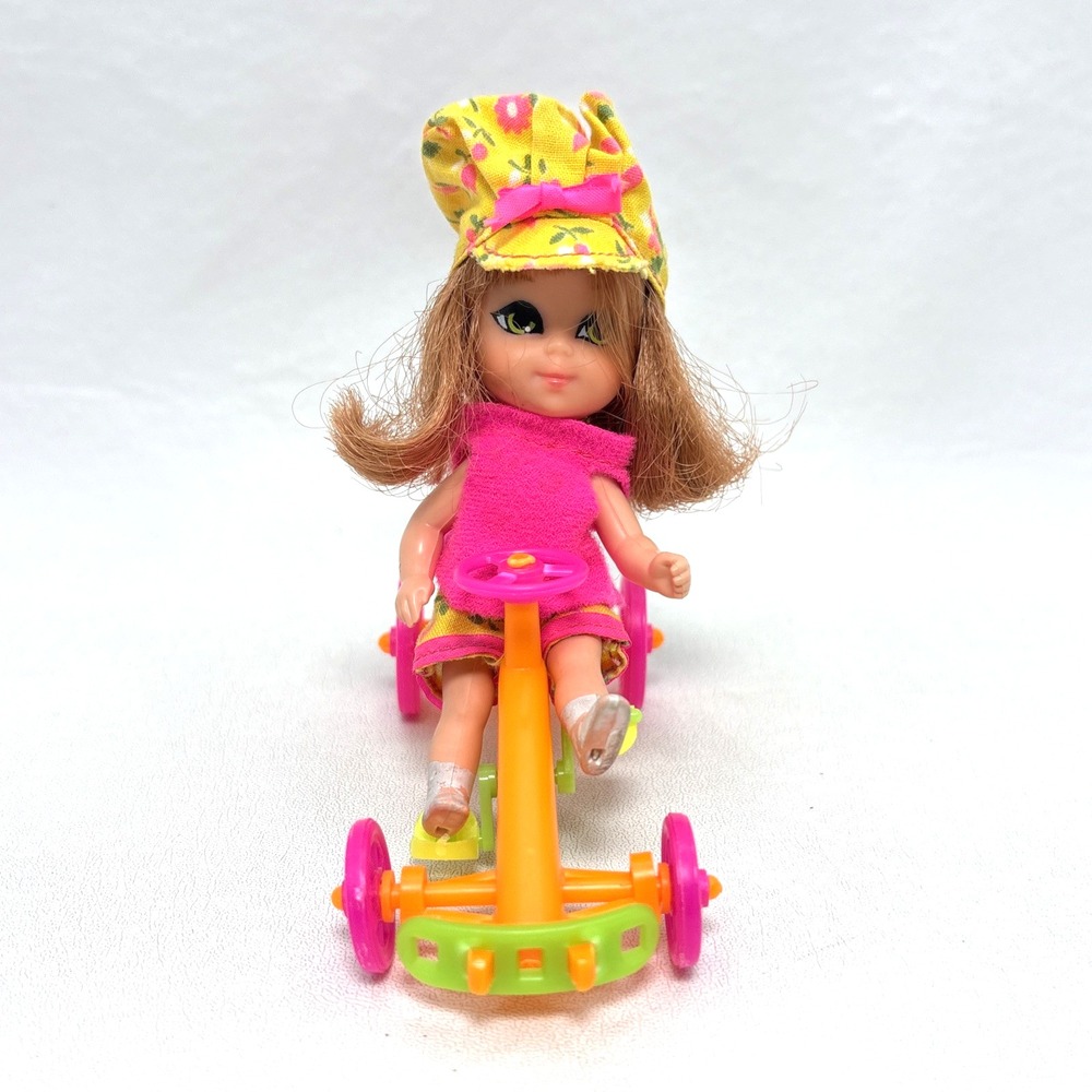 Vintage 1968 Mattel Liddle Kiddles Annabelle Autodiddle #3770 60s Retro